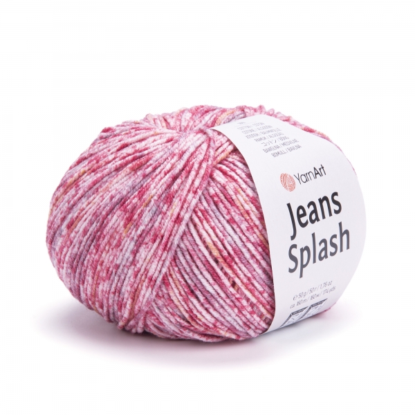 Příze Yarn Art Jeans splash malinová