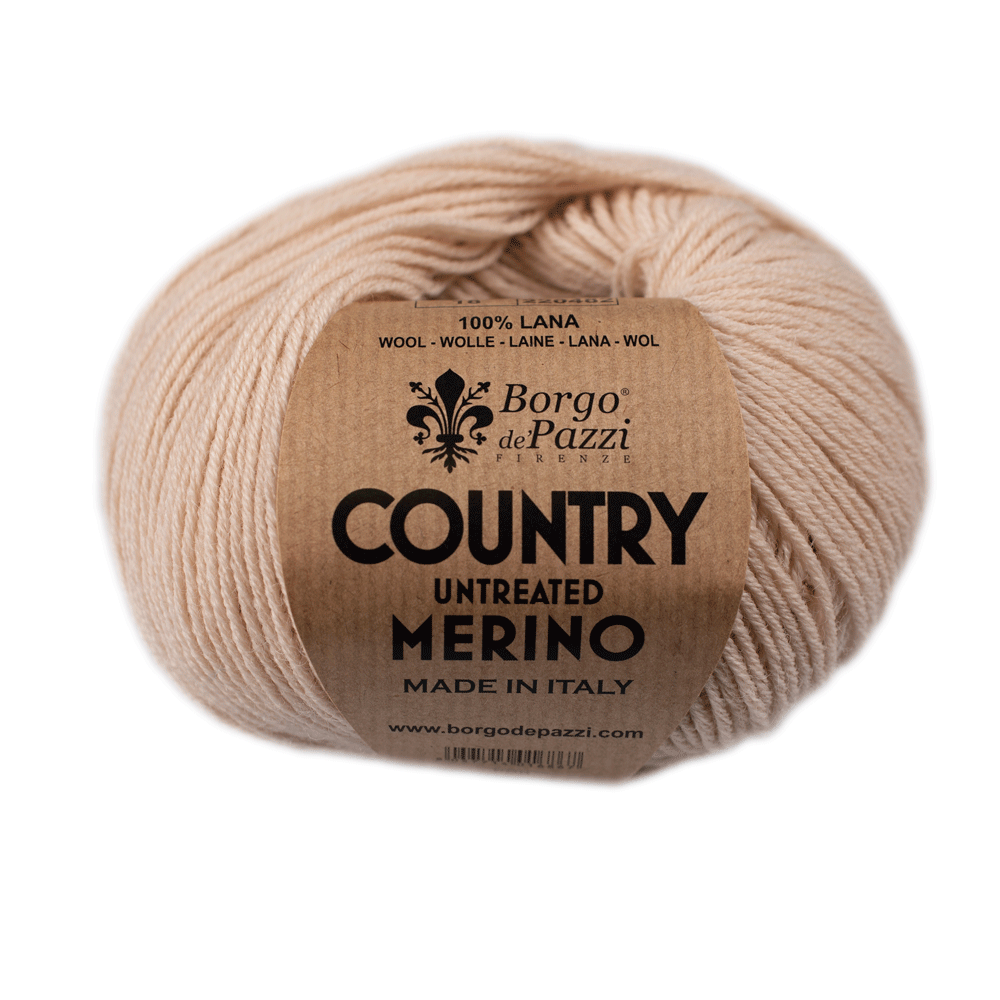 Příze Borgo Country Merino krémová