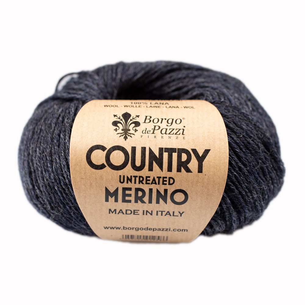 Příze Borgo Country Merino antracit