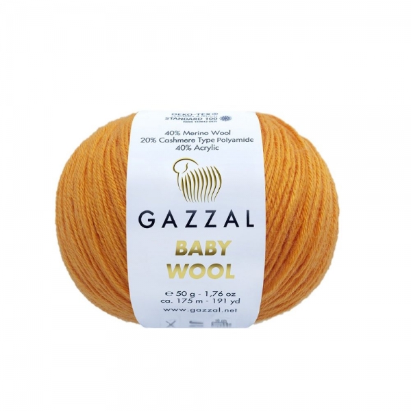 Příze Gazzal Baby wool oranžová